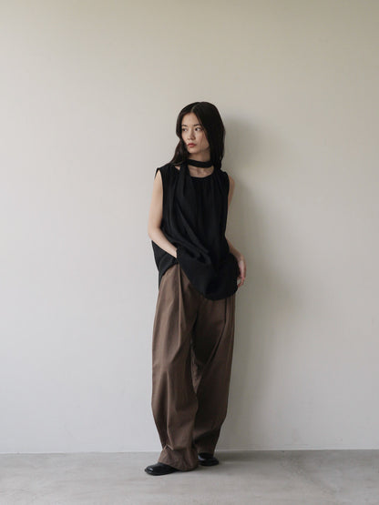 scarf wrinkle one piece
