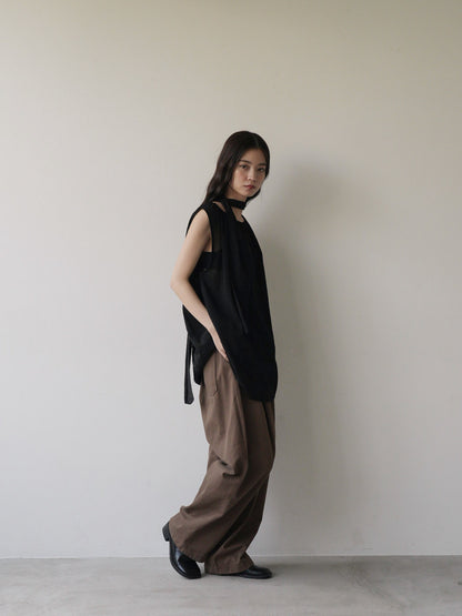 scarf wrinkle one piece