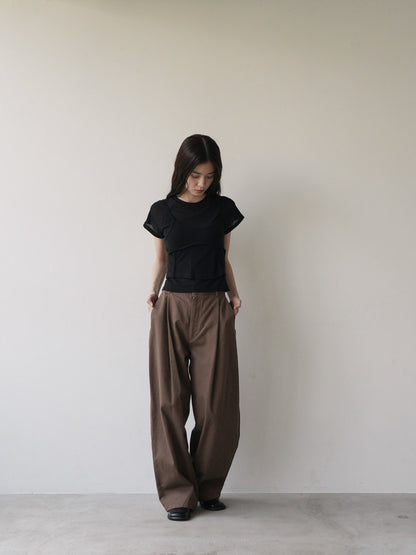 mesh camisole tee