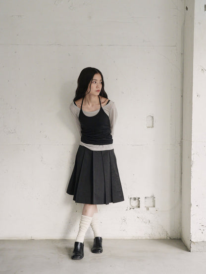 halter layered set tops