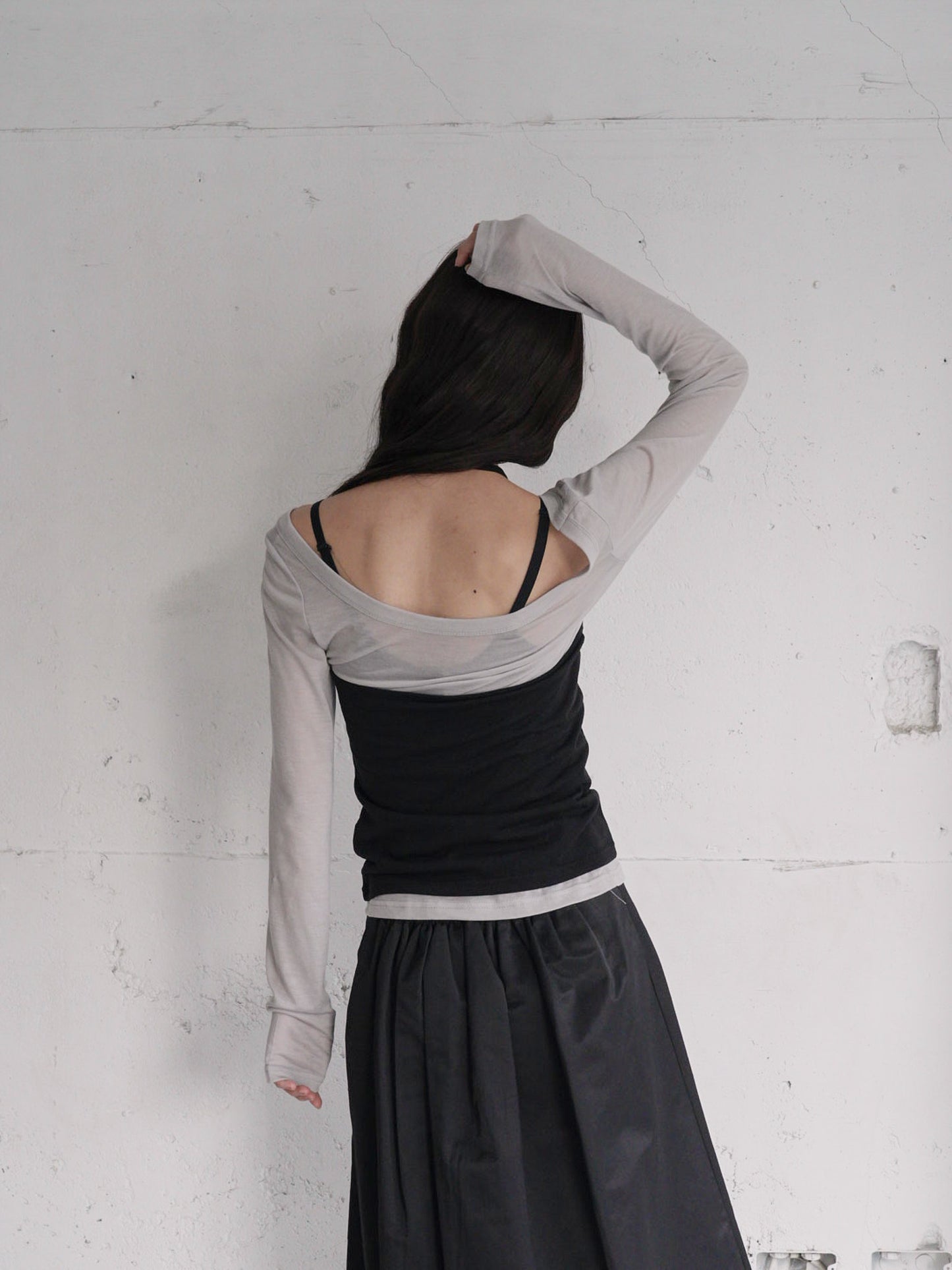 halter layered set tops