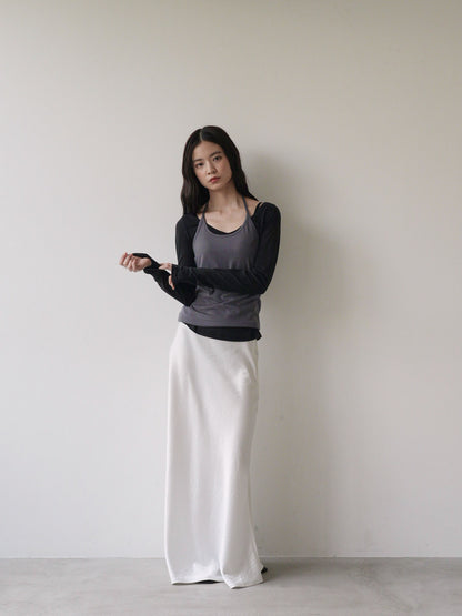halter layered set tops