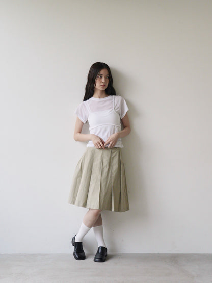 mesh camisole tee