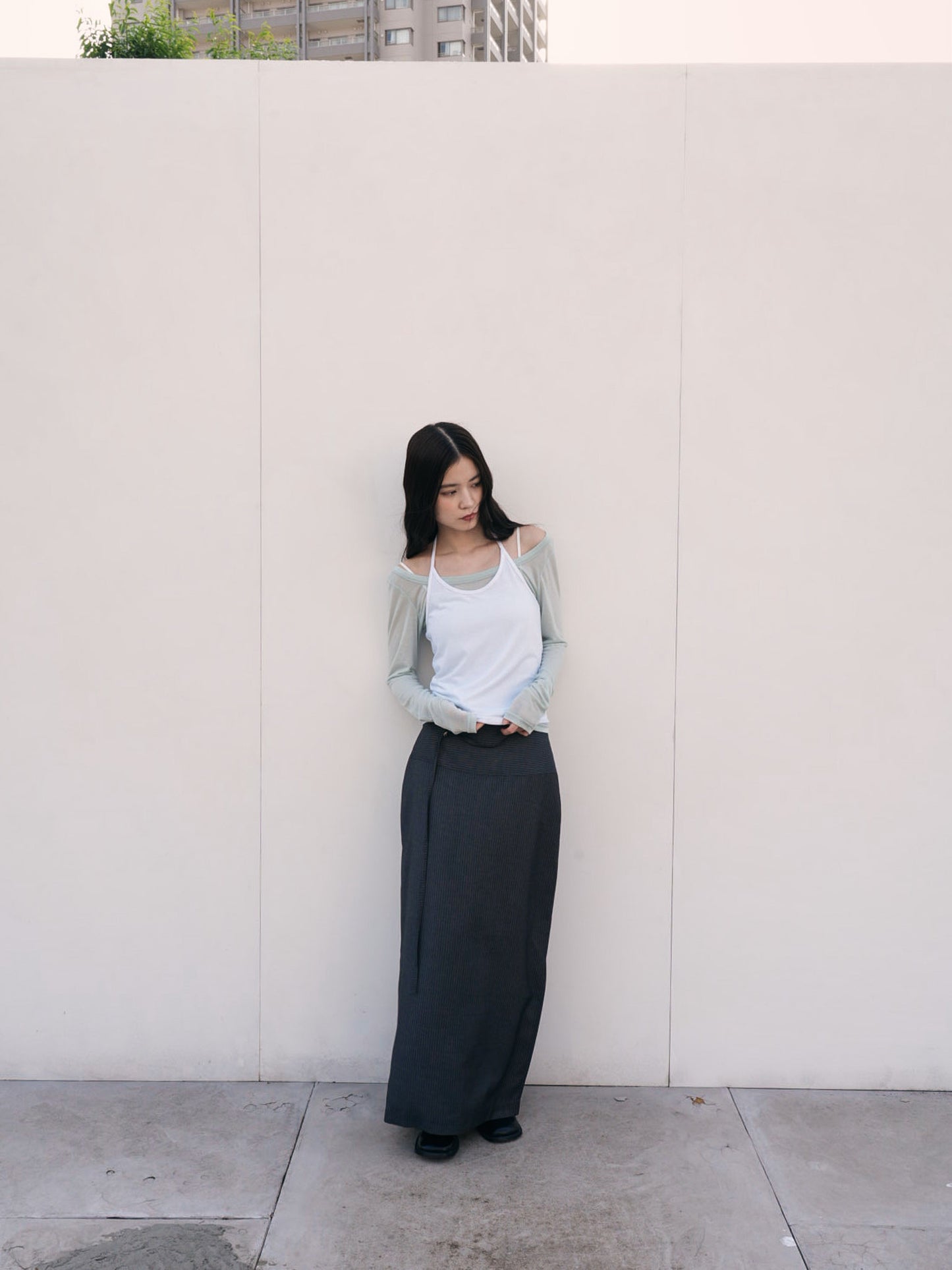 halter layered set tops