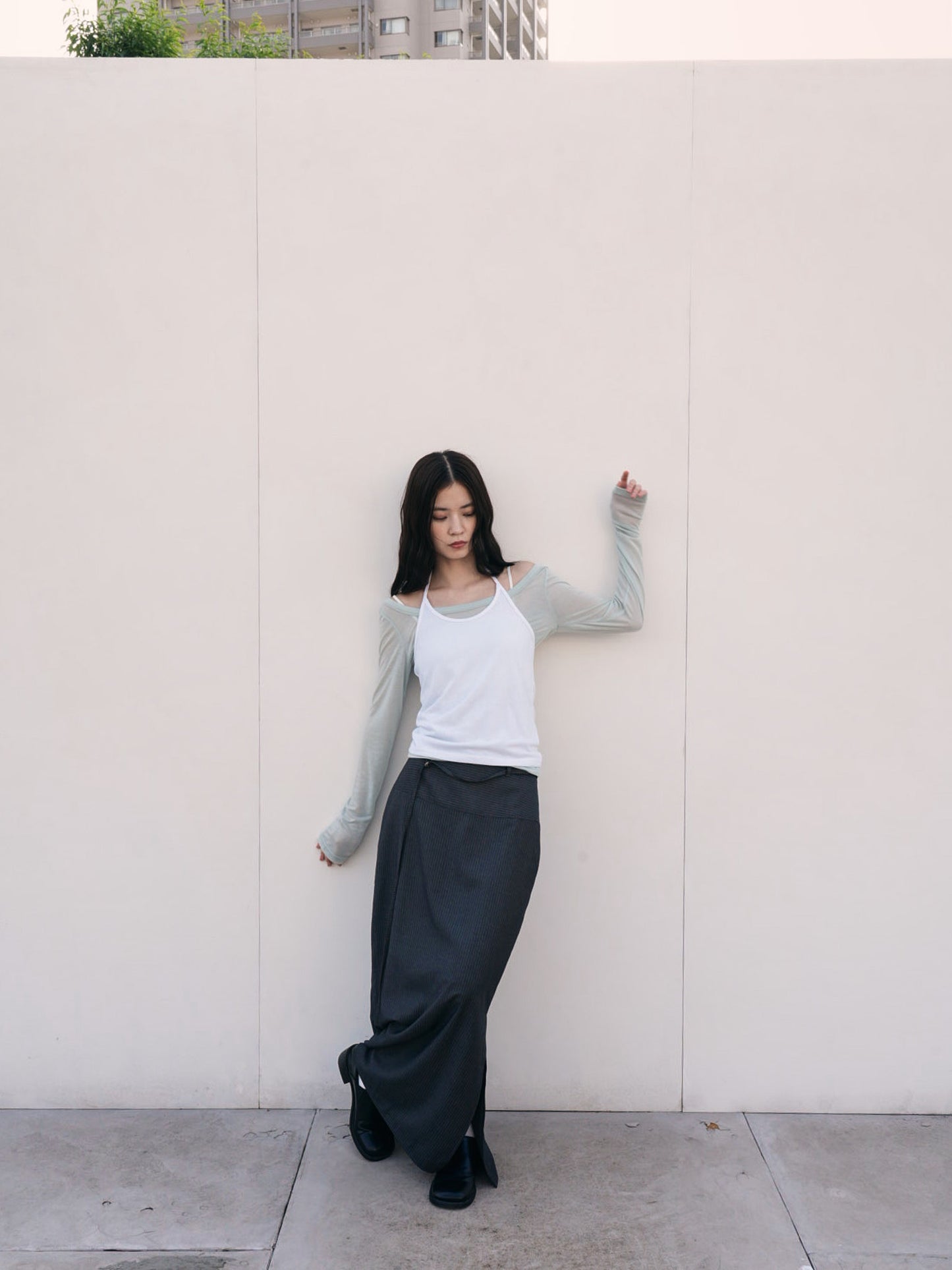 halter layered set tops
