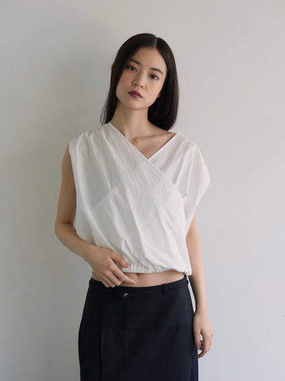 2way wrap blouse
