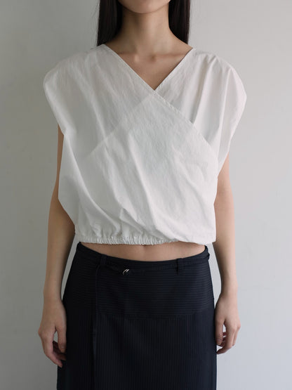 2way wrap blouse