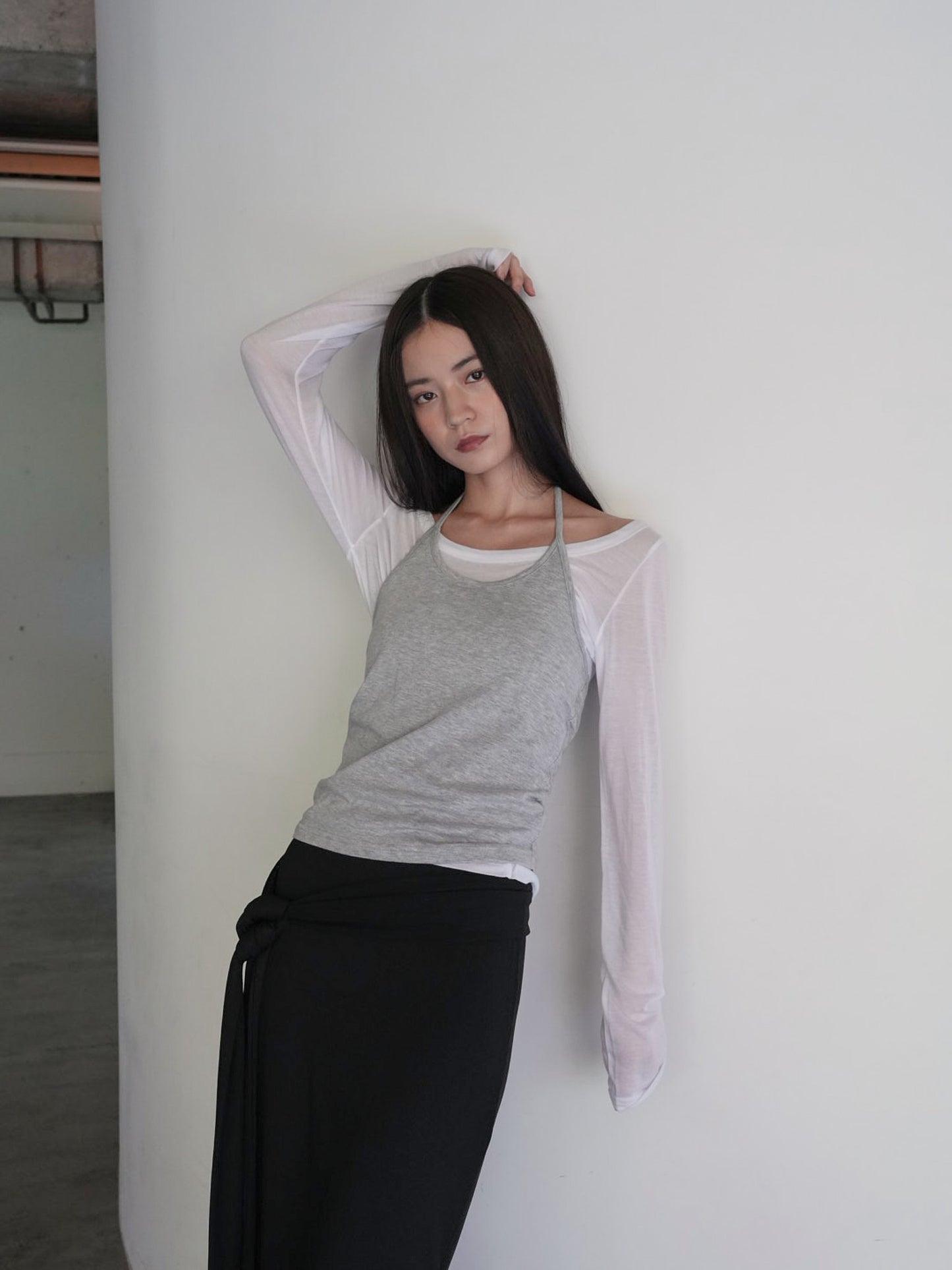 halter layered set tops