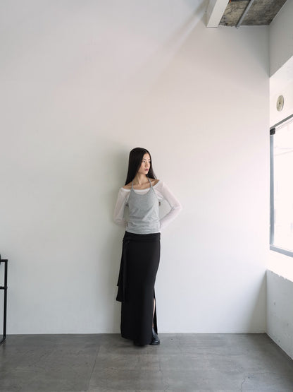 halter layered set tops