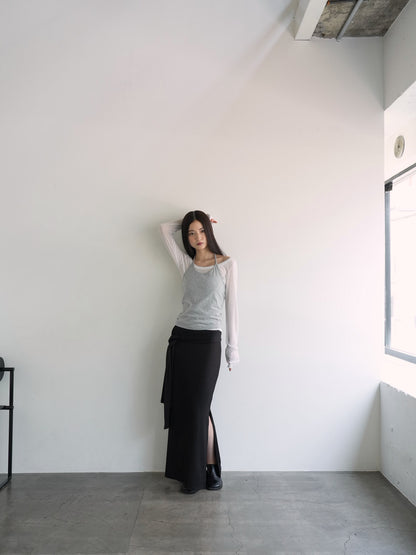 halter layered set tops