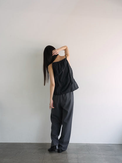 shirring nylon camisole tops