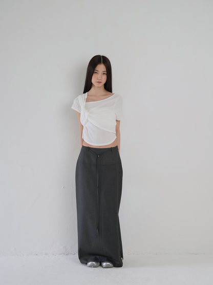 twist crop tee