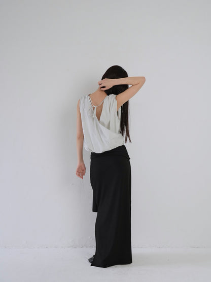 2way wrap blouse