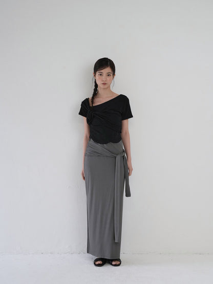 twist crop tee