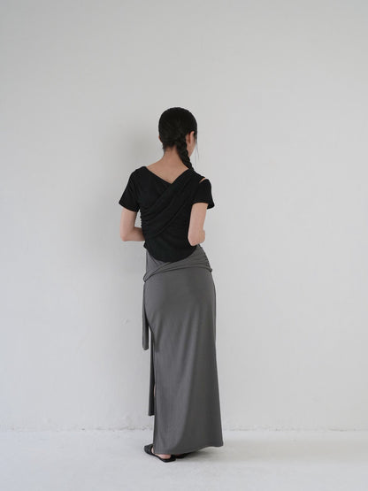 twist crop tee