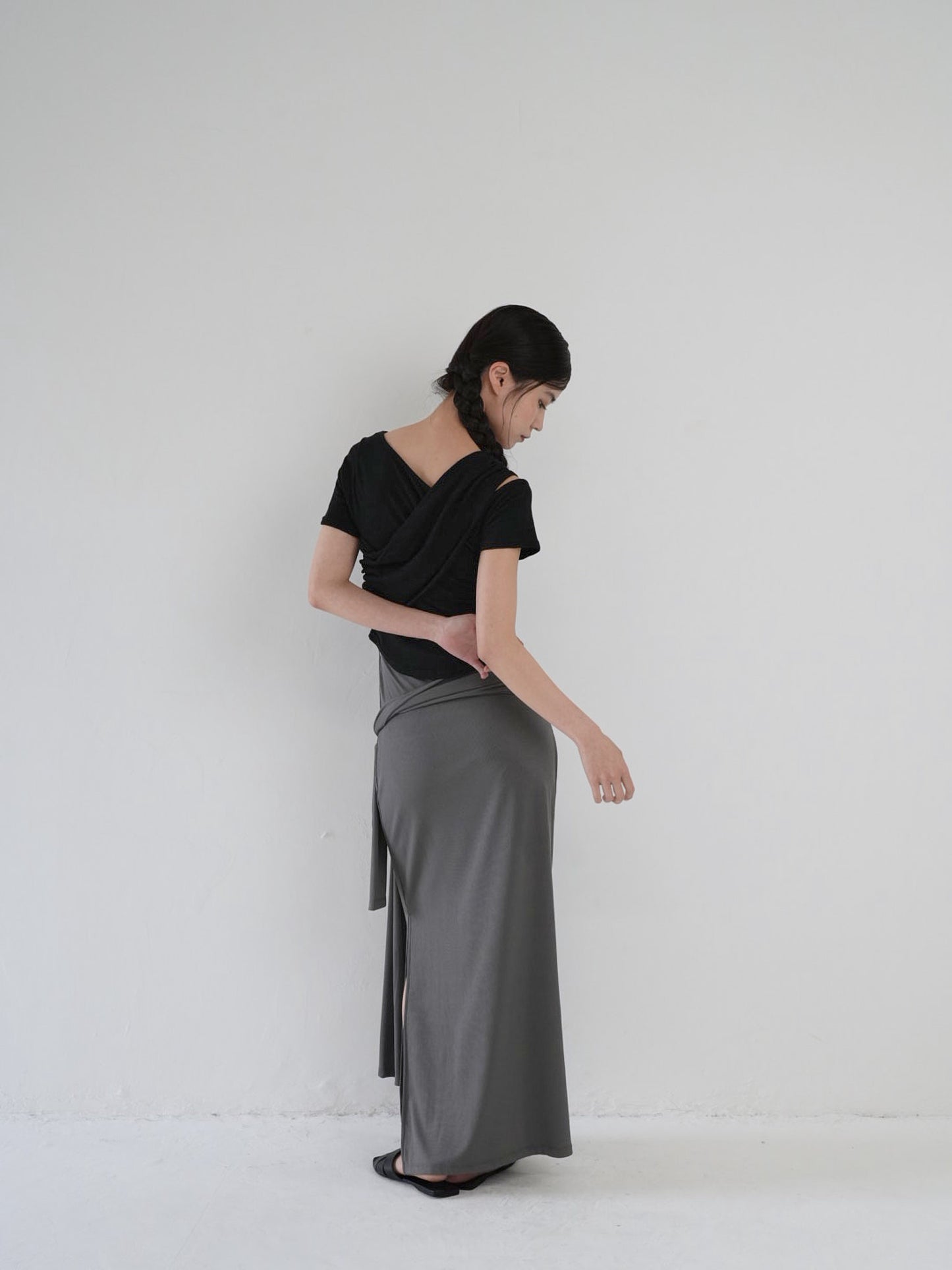 twist crop tee
