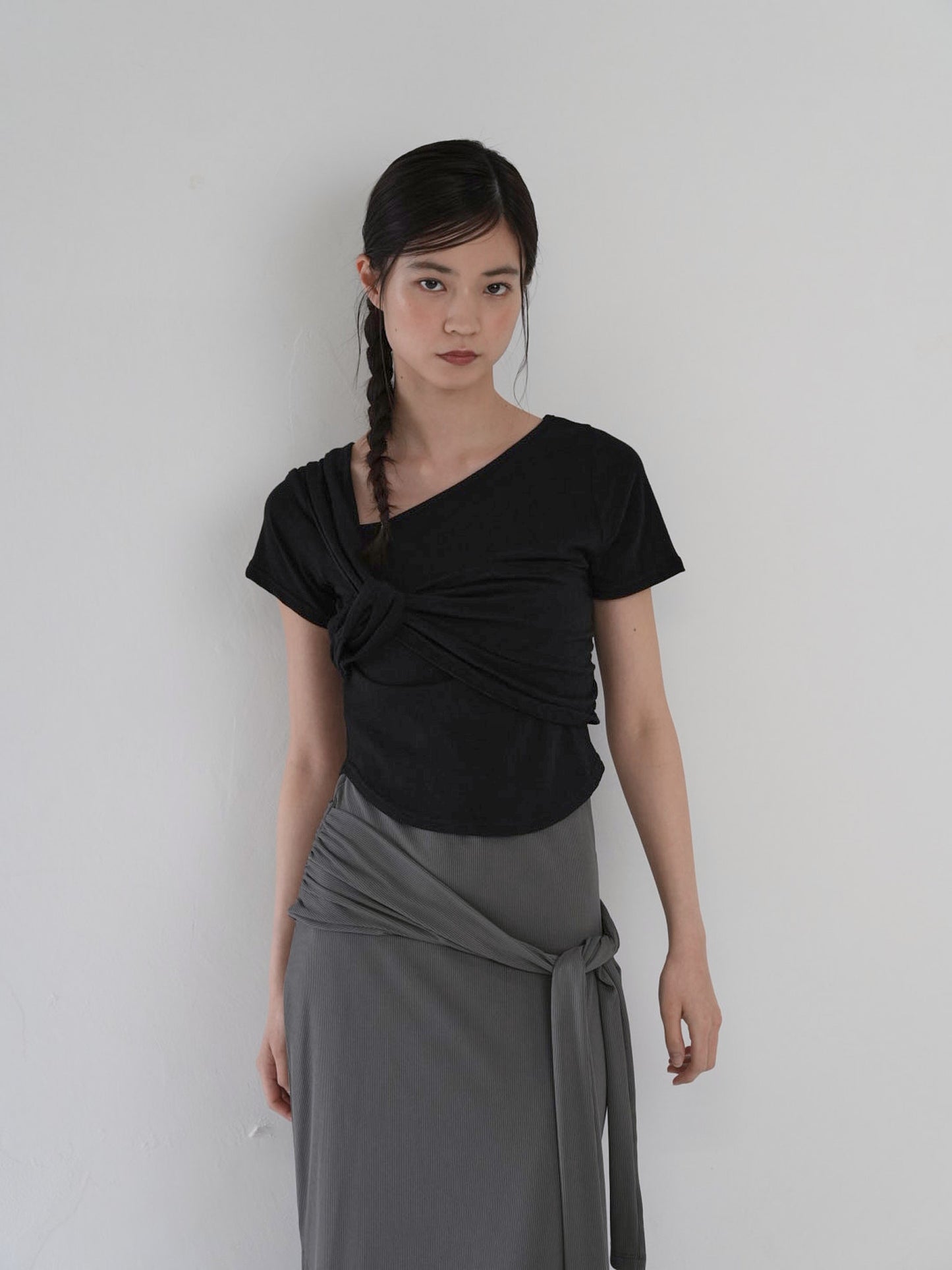 twist crop tee
