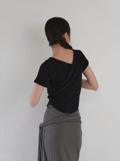 twist crop tee