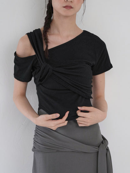 twist crop tee