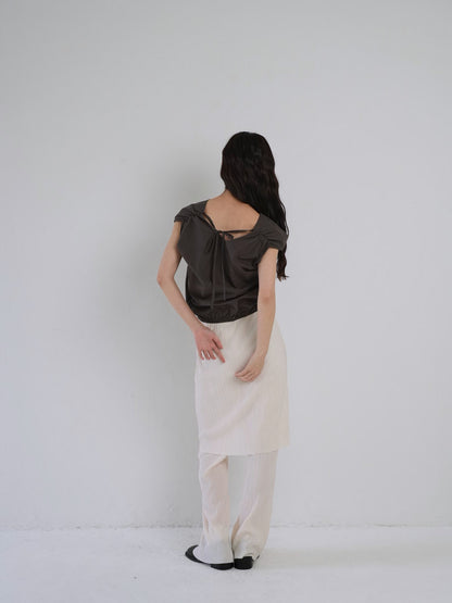 2way wrap blouse
