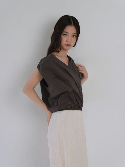 2way wrap blouse