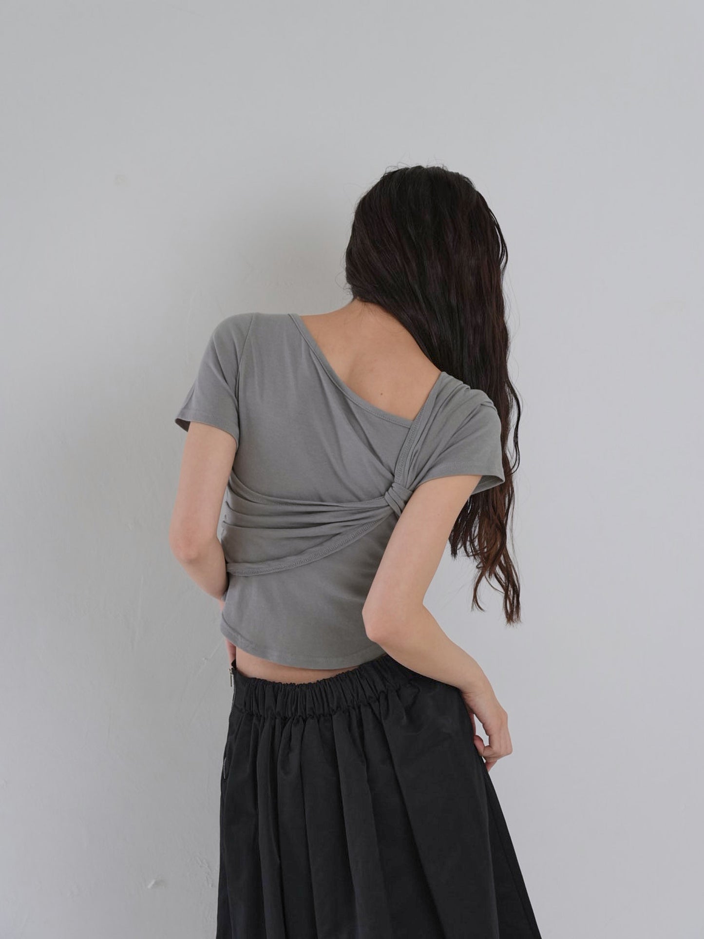 twist crop tee