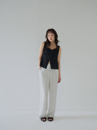 shirring summer blouse