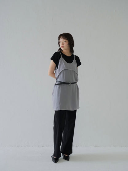 U neck sheer one piece