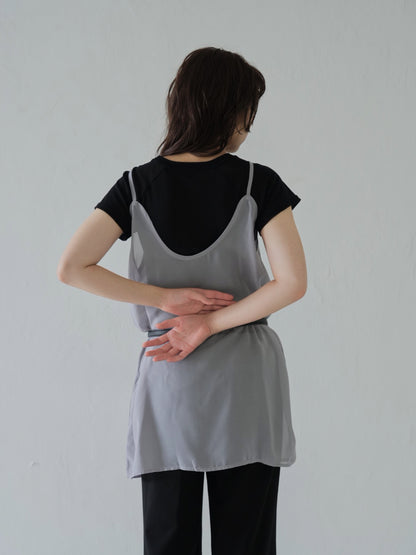 U neck sheer one piece