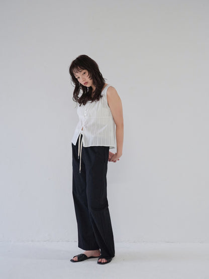 shirring summer blouse