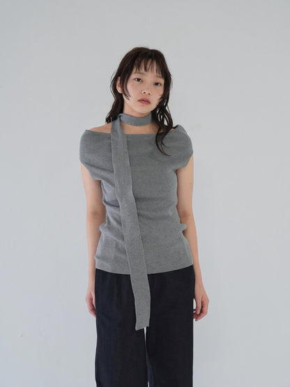 boat neck tie tops