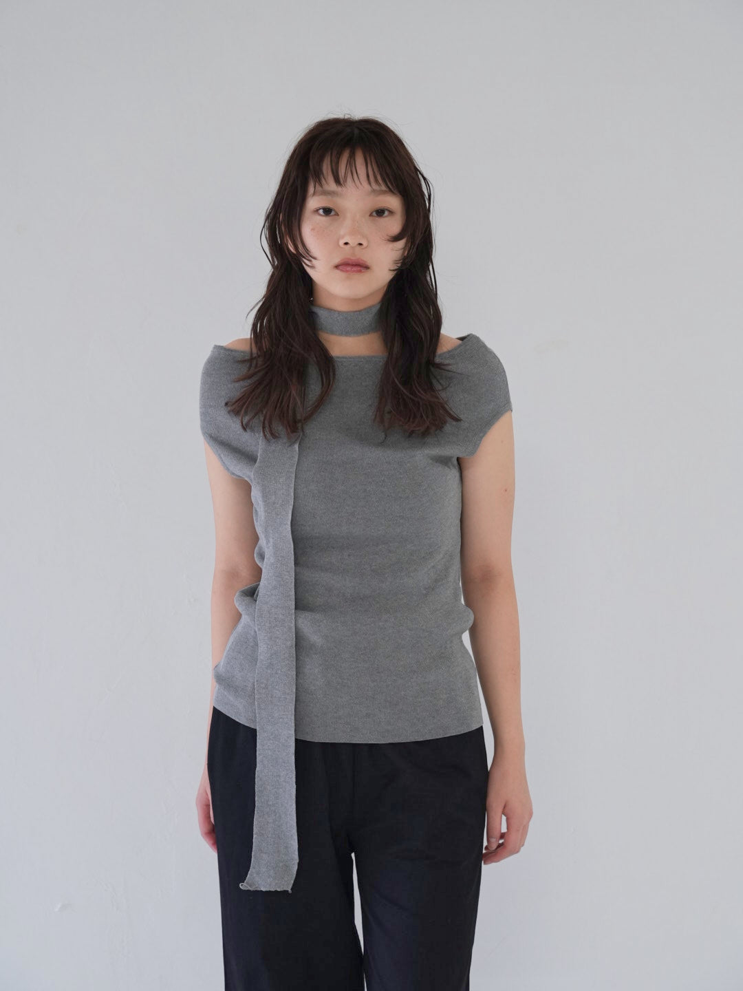 boat neck tie tops