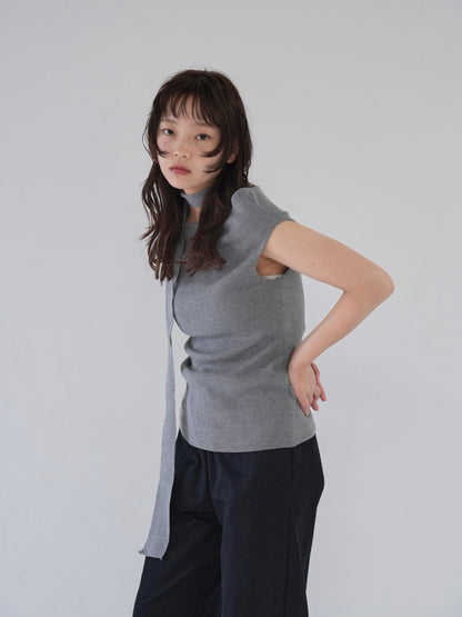 boat neck tie tops