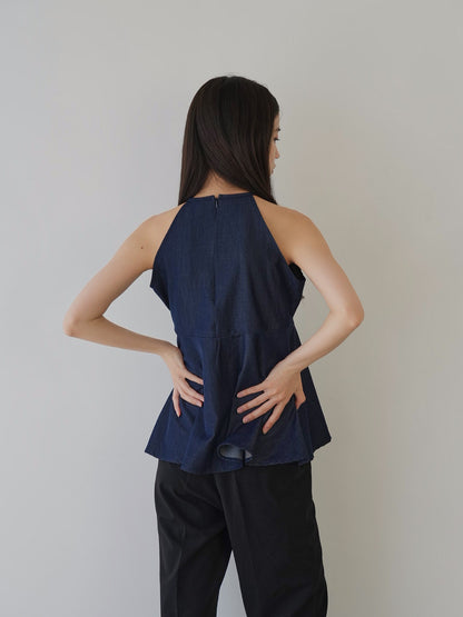 denim halter tops