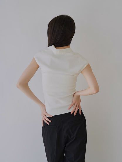 v warp knit top