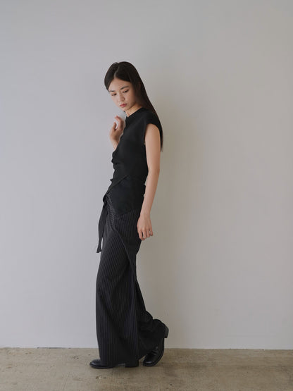 v warp knit top