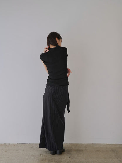 v warp knit top