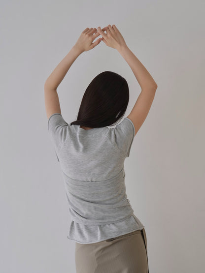 tube layered top