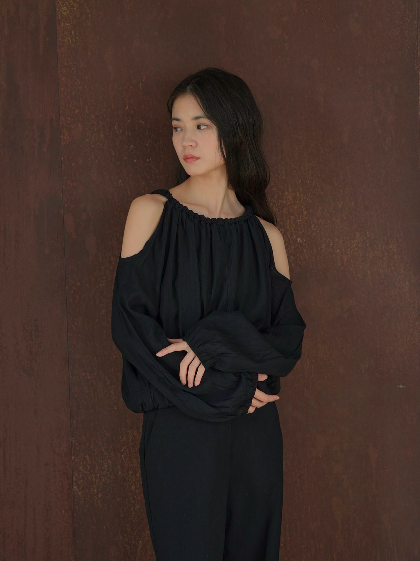 cold shoulder blouse