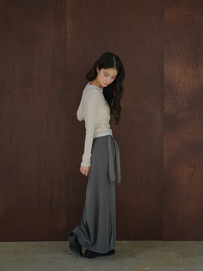 shirring design tops