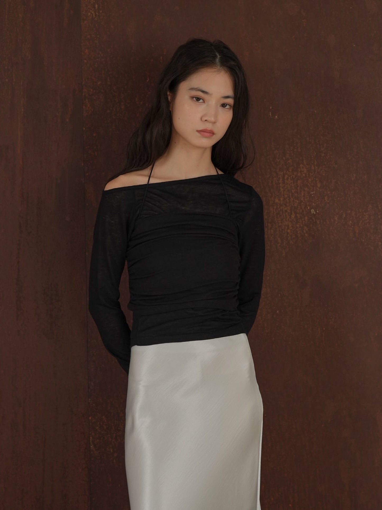 sheer layered top
