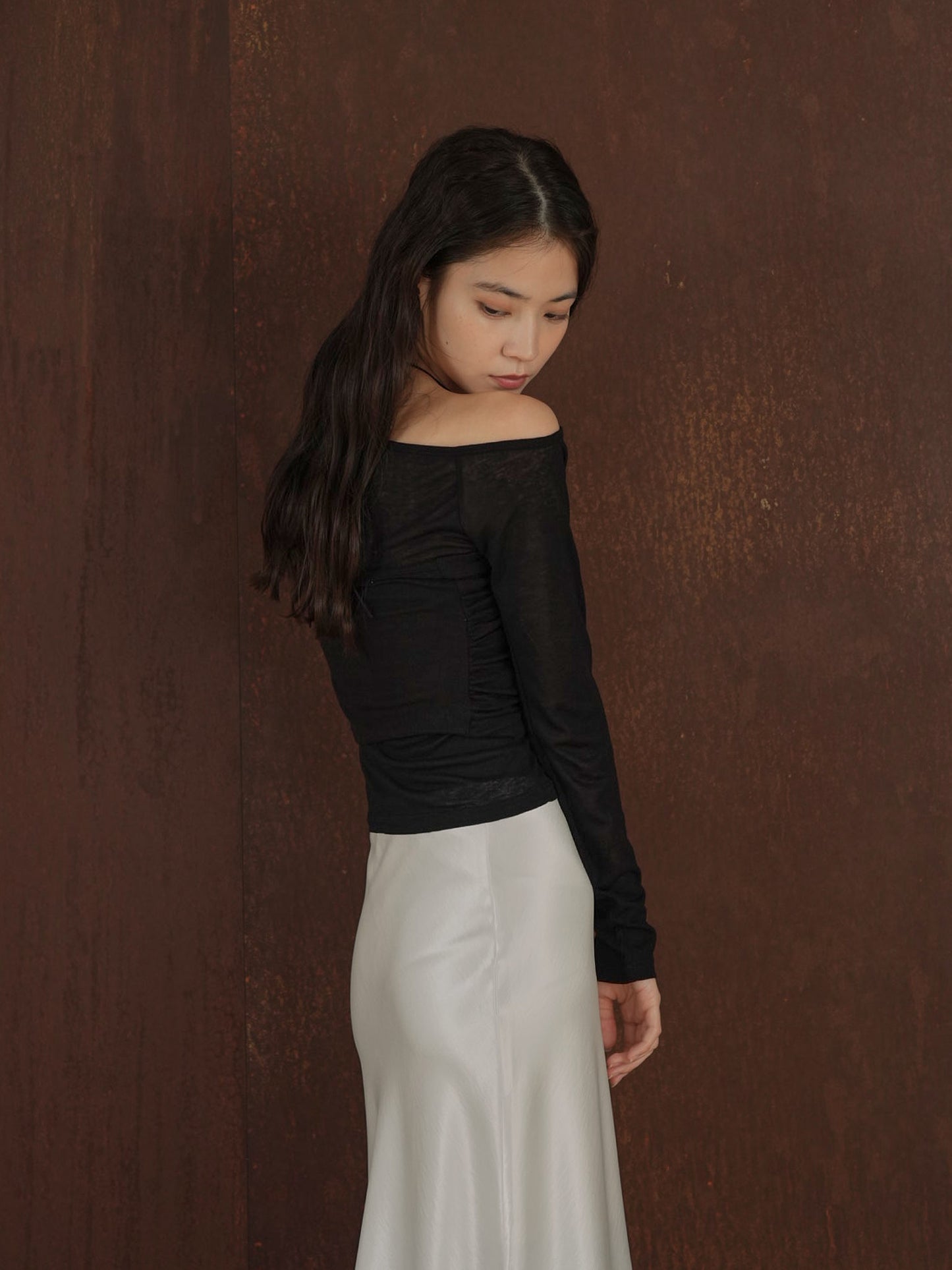 sheer layered top