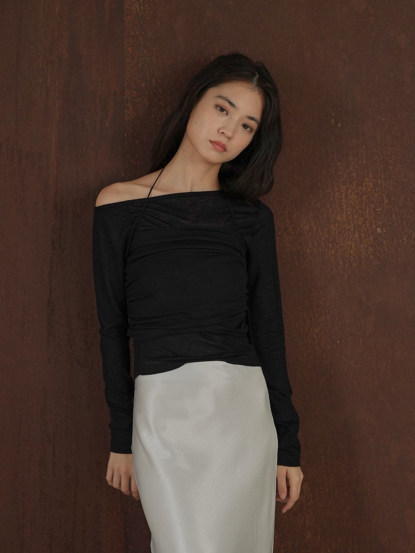 sheer layered top