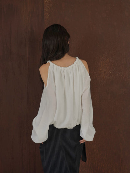 cold shoulder blouse