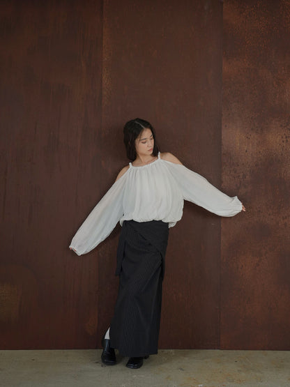 cold shoulder blouse