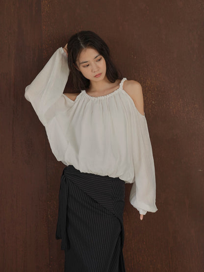 cold shoulder blouse