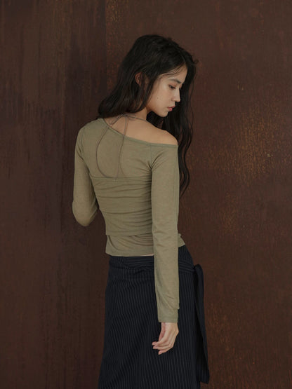 sheer layered top