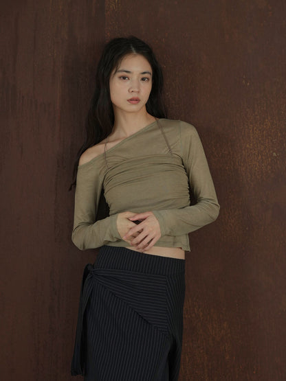 sheer layered top