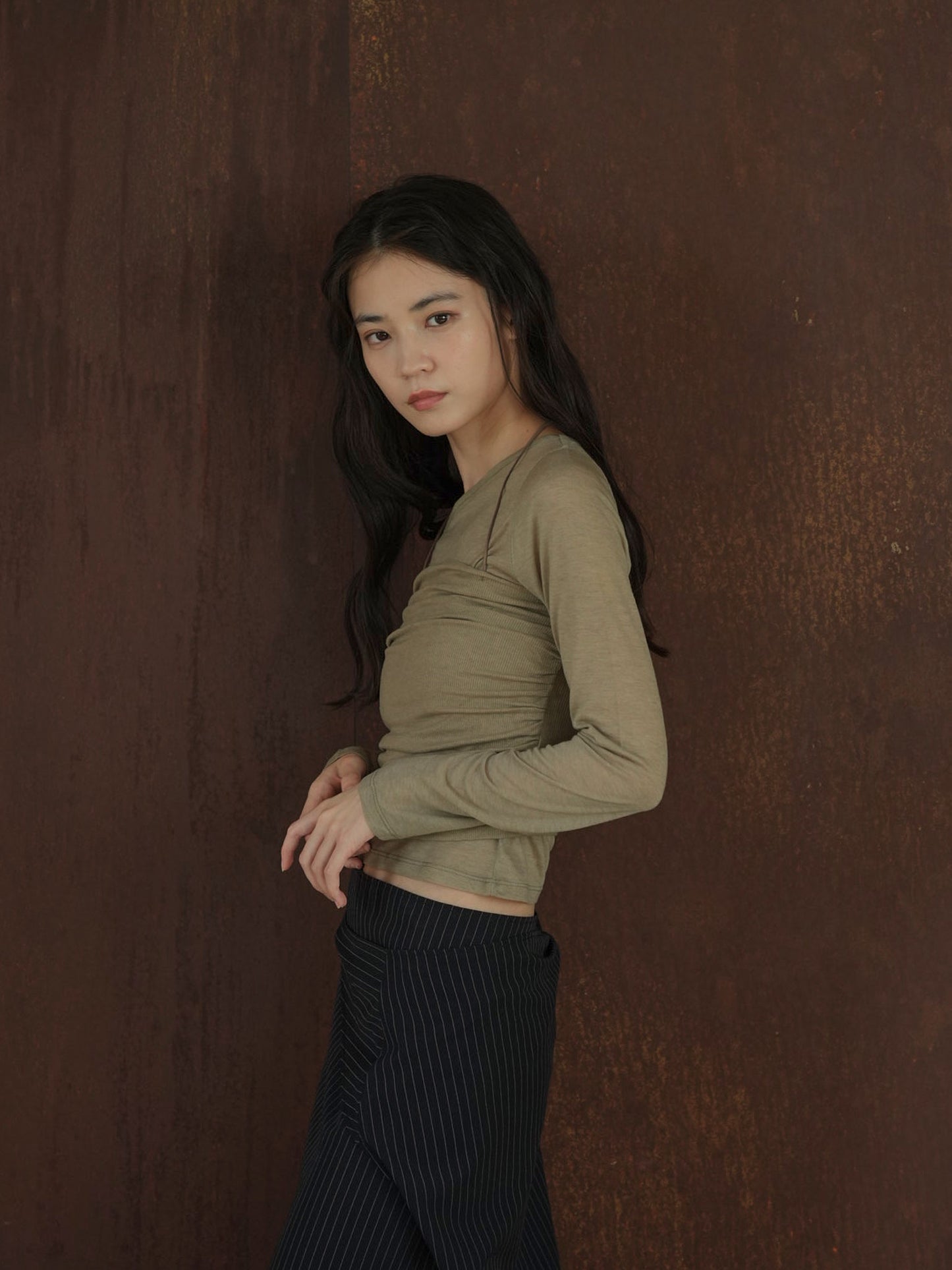 sheer layered top