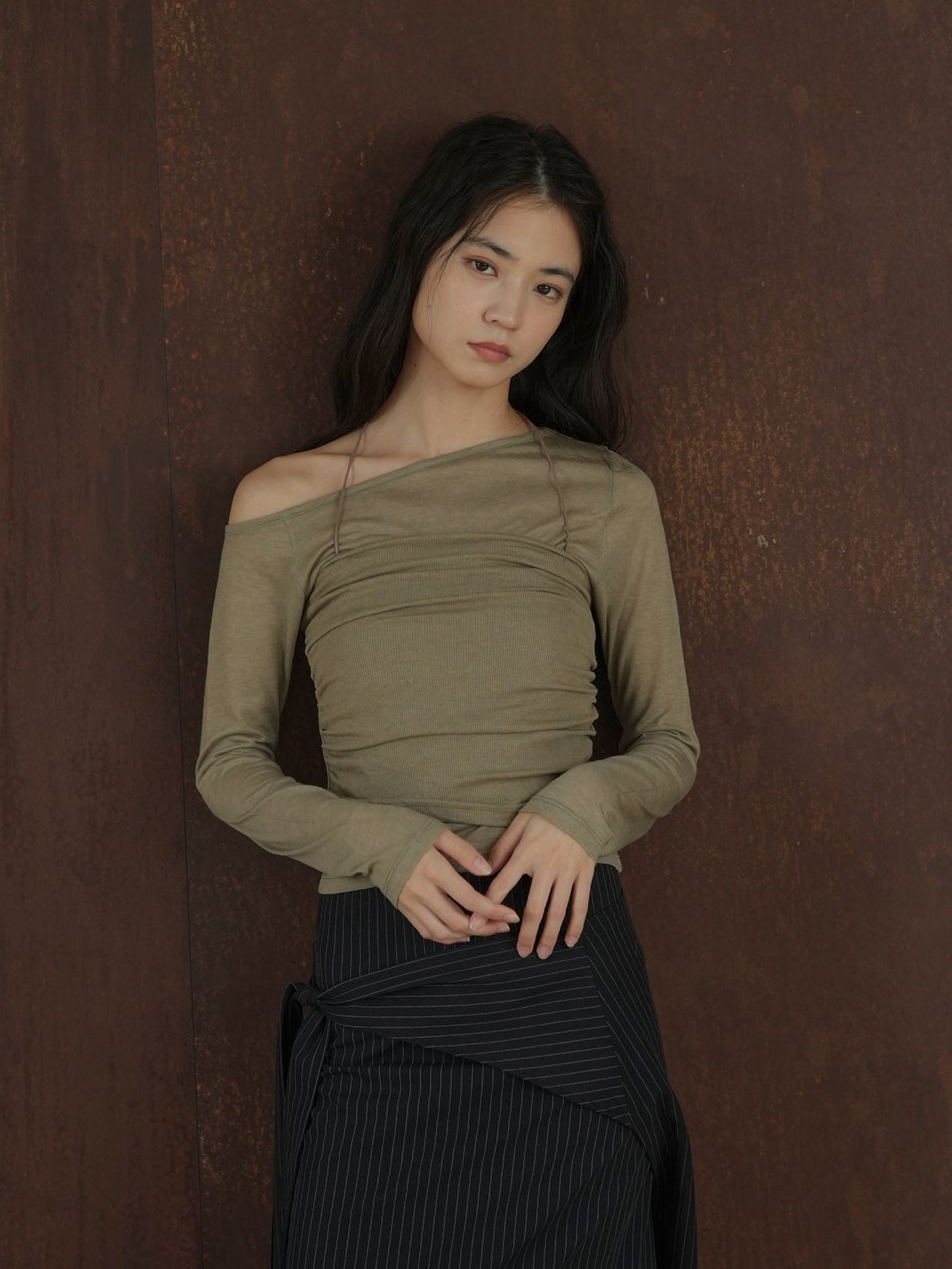 sheer layered top